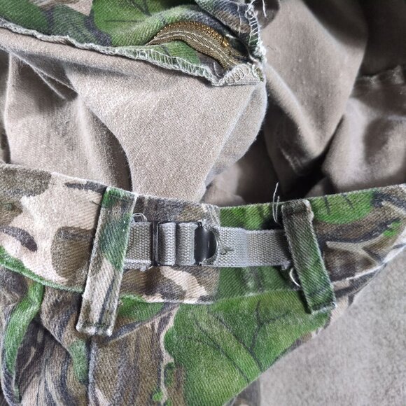 VTG 80s 90s Mossy Oak Camo Cargo Pants Mens XL Full Foliage Hunting Outdoor - Picture 10 of 13